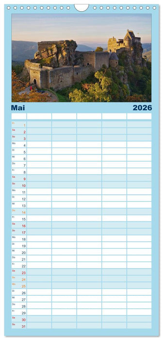 Die Wachau - Bezaubernde Orte an der Donau (CALVENDO Familienplaner 2026)