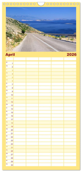 Kroatien (CALVENDO Familienplaner 2026)