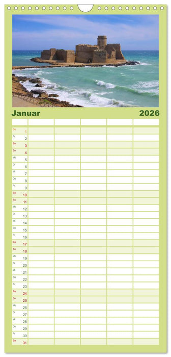 Kalabrien (CALVENDO Familienplaner 2026)