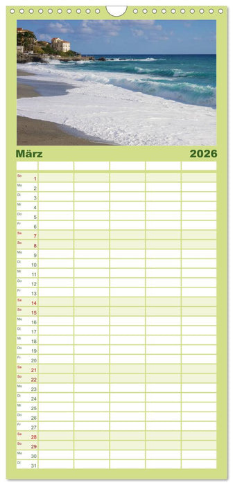 Kalabrien (CALVENDO Familienplaner 2026)