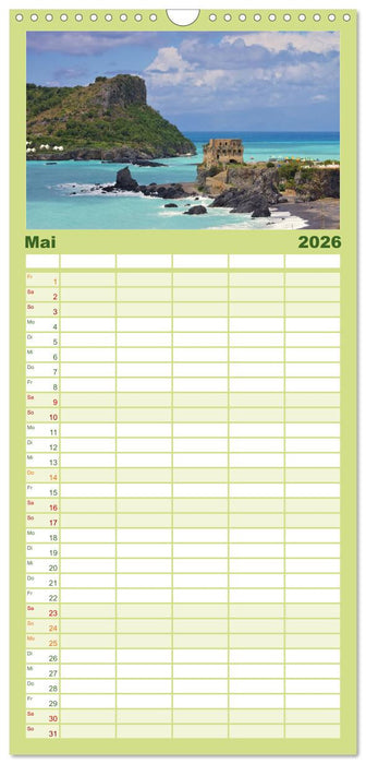 Kalabrien (CALVENDO Familienplaner 2026)