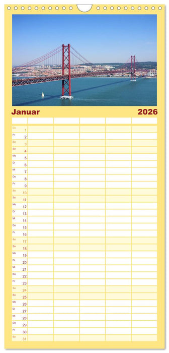 Portugal (CALVENDO Familienplaner 2026)