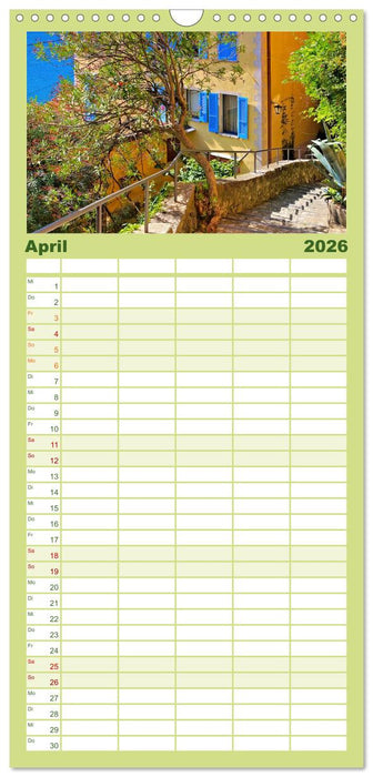 Gandria - Malerisches Dorf am Luganer See (CALVENDO Familienplaner 2026)