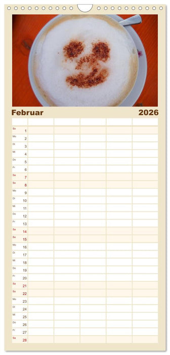 Der Kaffee ist fertig (CALVENDO Familienplaner 2026)