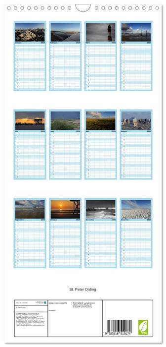 St. Peter Ording (CALVENDO Familienplaner 2026)
