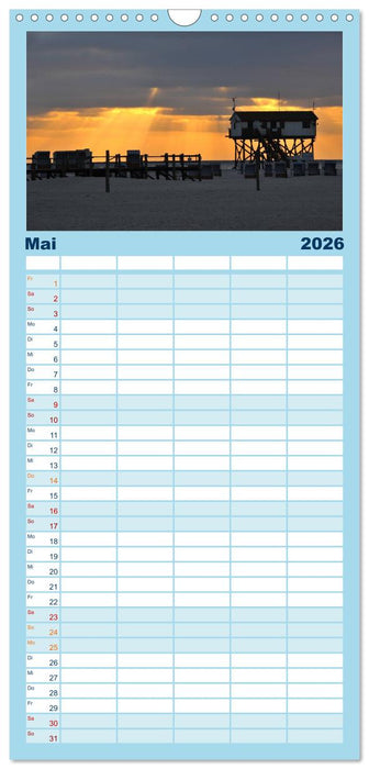 St. Peter Ording (CALVENDO Familienplaner 2026)