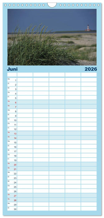 St. Peter Ording (CALVENDO Familienplaner 2026)