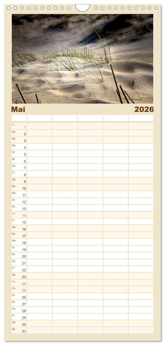 Nordsee-Dünen (CALVENDO Familienplaner 2026)