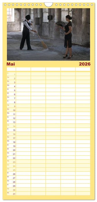Tango - sinnlich und melancholisch (CALVENDO Familienplaner 2026)