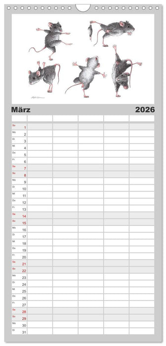 TIERONISCH (CALVENDO Familienplaner 2026)