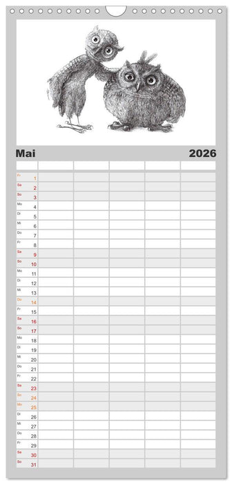 TIERONISCH (CALVENDO Familienplaner 2026)