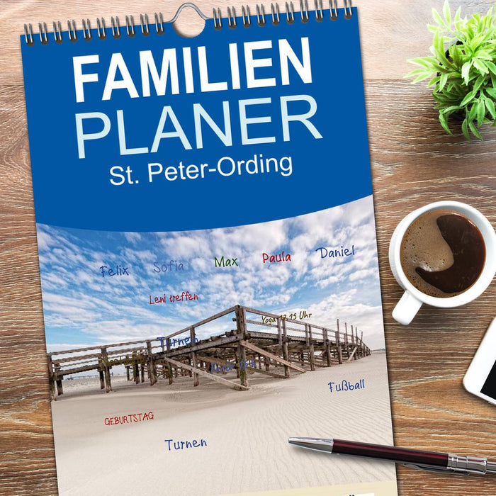 St. Peter-Ording (CALVENDO Familienplaner 2026)