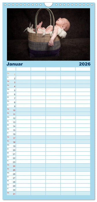 Baby - süße Träume (CALVENDO Familienplaner 2026)
