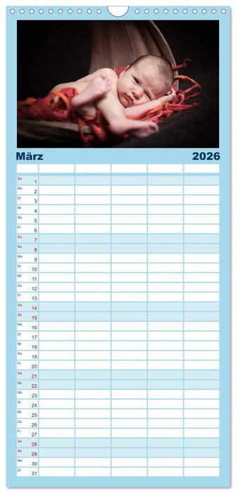 Baby - süße Träume (CALVENDO Familienplaner 2026)