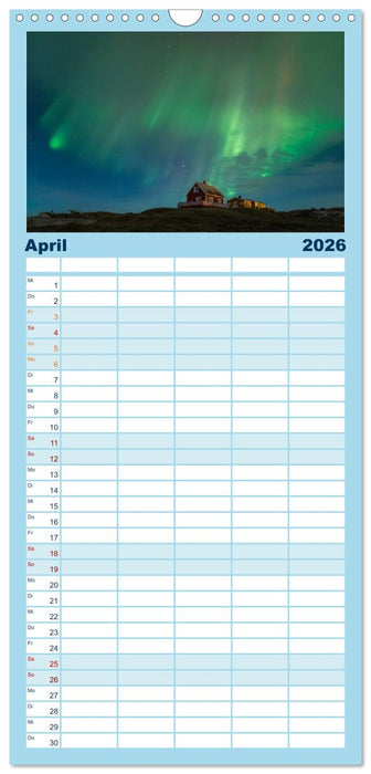 Nordnorwegen - Wundervolle Lofoten (CALVENDO Familienplaner 2026)