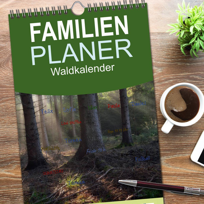 Waldkalender (CALVENDO Familienplaner 2026)