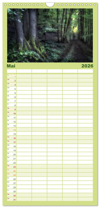 Waldkalender (CALVENDO Familienplaner 2026)