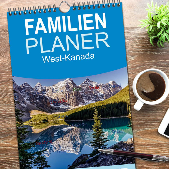 West-Kanada (CALVENDO Familienplaner 2026)