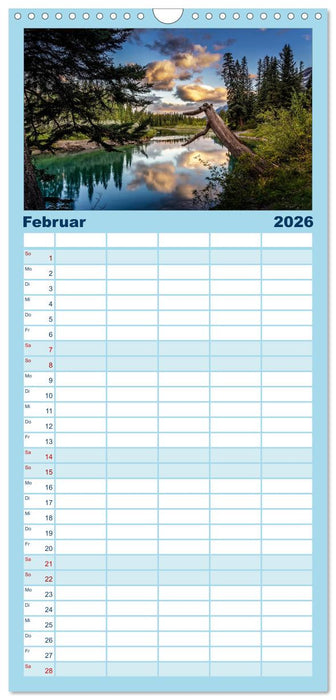 West-Kanada (CALVENDO Familienplaner 2026)