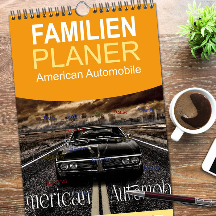 American Automobile (CALVENDO Familienplaner 2026)