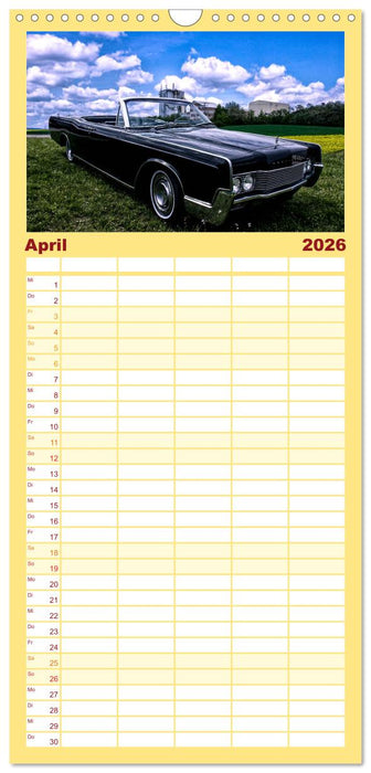 American Automobile (CALVENDO Familienplaner 2026)