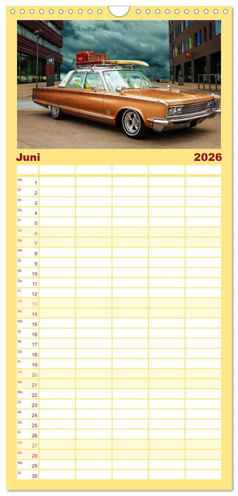 American Automobile (CALVENDO Familienplaner 2026)