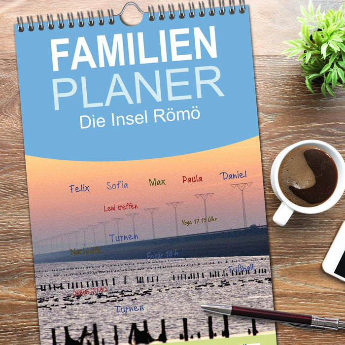 Die Insel Römö (CALVENDO Familienplaner 2026)