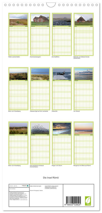 Die Insel Römö (CALVENDO Familienplaner 2026)