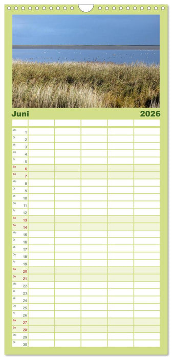 Die Insel Römö (CALVENDO Familienplaner 2026)