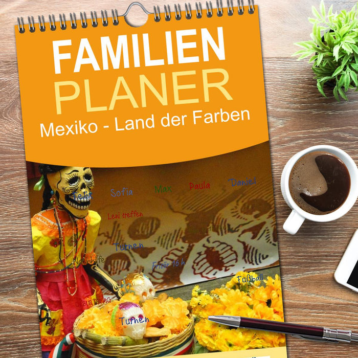 Mexiko - Land der Farben (CALVENDO Familienplaner 2026)