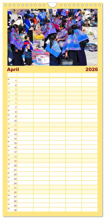 Mexiko - Land der Farben (CALVENDO Familienplaner 2026)