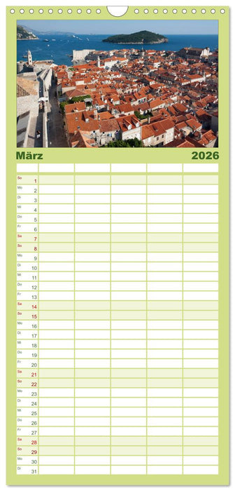 Kroatien (CALVENDO Familienplaner 2026)