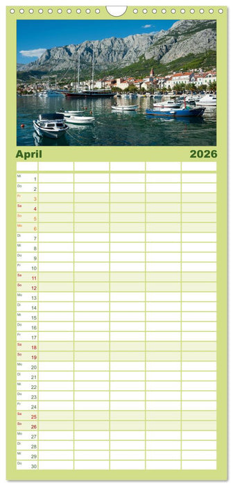 Kroatien (CALVENDO Familienplaner 2026)