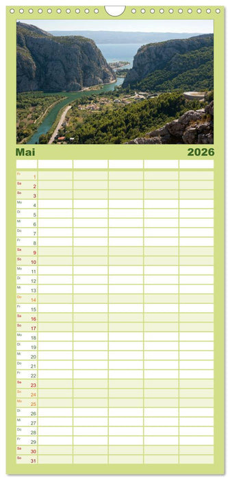 Kroatien (CALVENDO Familienplaner 2026)