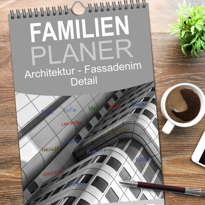 Architektur - Fassaden im Detail 2026 (CALVENDO Familienplaner 2026)