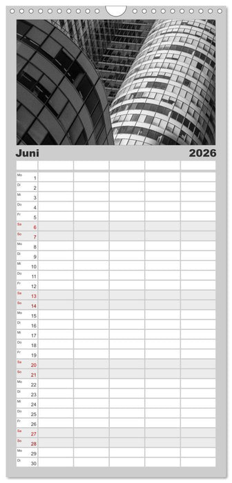 Architektur - Fassaden im Detail 2026 (CALVENDO Familienplaner 2026)