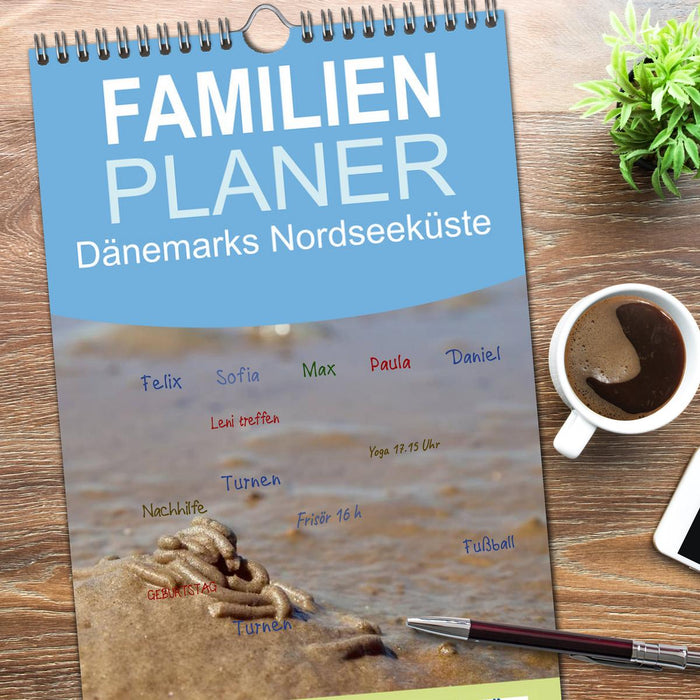 Dänemarks Nordseeküste (CALVENDO Familienplaner 2026)