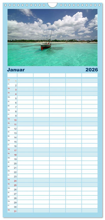 Sansibar (CALVENDO Familienplaner 2026)