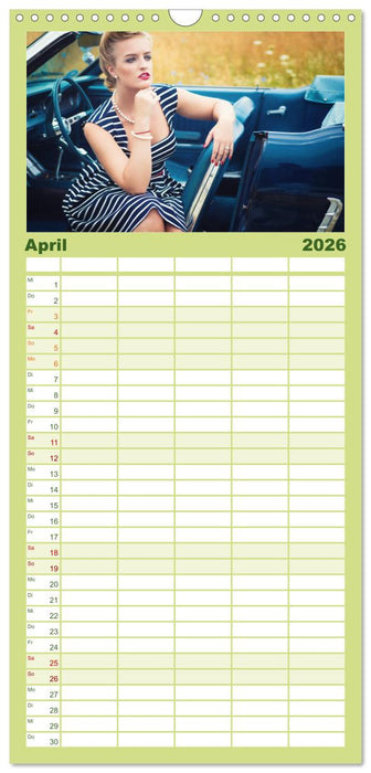 Rockabilly - Back to the 50s (CALVENDO Familienplaner 2026)