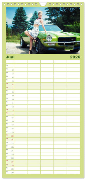 Rockabilly - Back to the 50s (CALVENDO Familienplaner 2026)