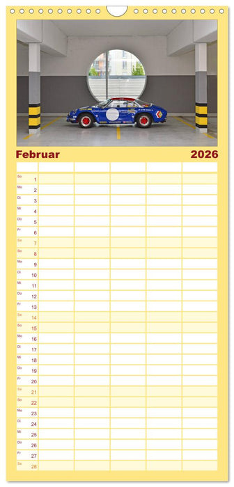 Renault Alpine A110 (CALVENDO Familienplaner 2026)