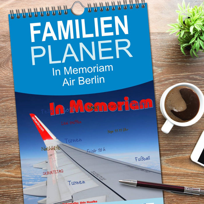 In Memoriam Air Berlin (CALVENDO Familienplaner 2026)