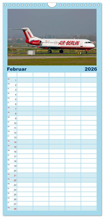In Memoriam Air Berlin (CALVENDO Familienplaner 2026)