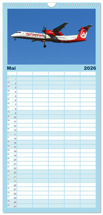 In Memoriam Air Berlin (CALVENDO Familienplaner 2026)