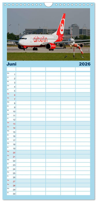 In Memoriam Air Berlin (CALVENDO Familienplaner 2026)