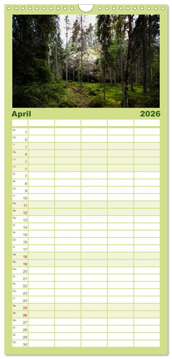 Wald (CALVENDO Familienplaner 2026)