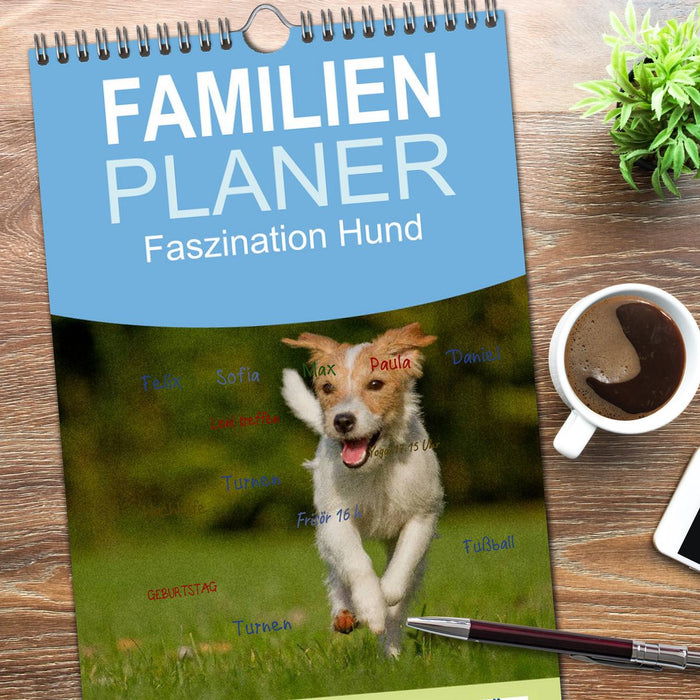 Faszination Hund (CALVENDO Familienplaner 2026)