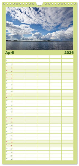 Sonne, Strand & Meer (CALVENDO Familienplaner 2026)