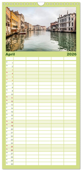 Venedig (CALVENDO Familienplaner 2026)