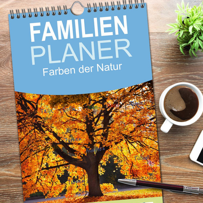Farben der Natur (CALVENDO Familienplaner 2026)